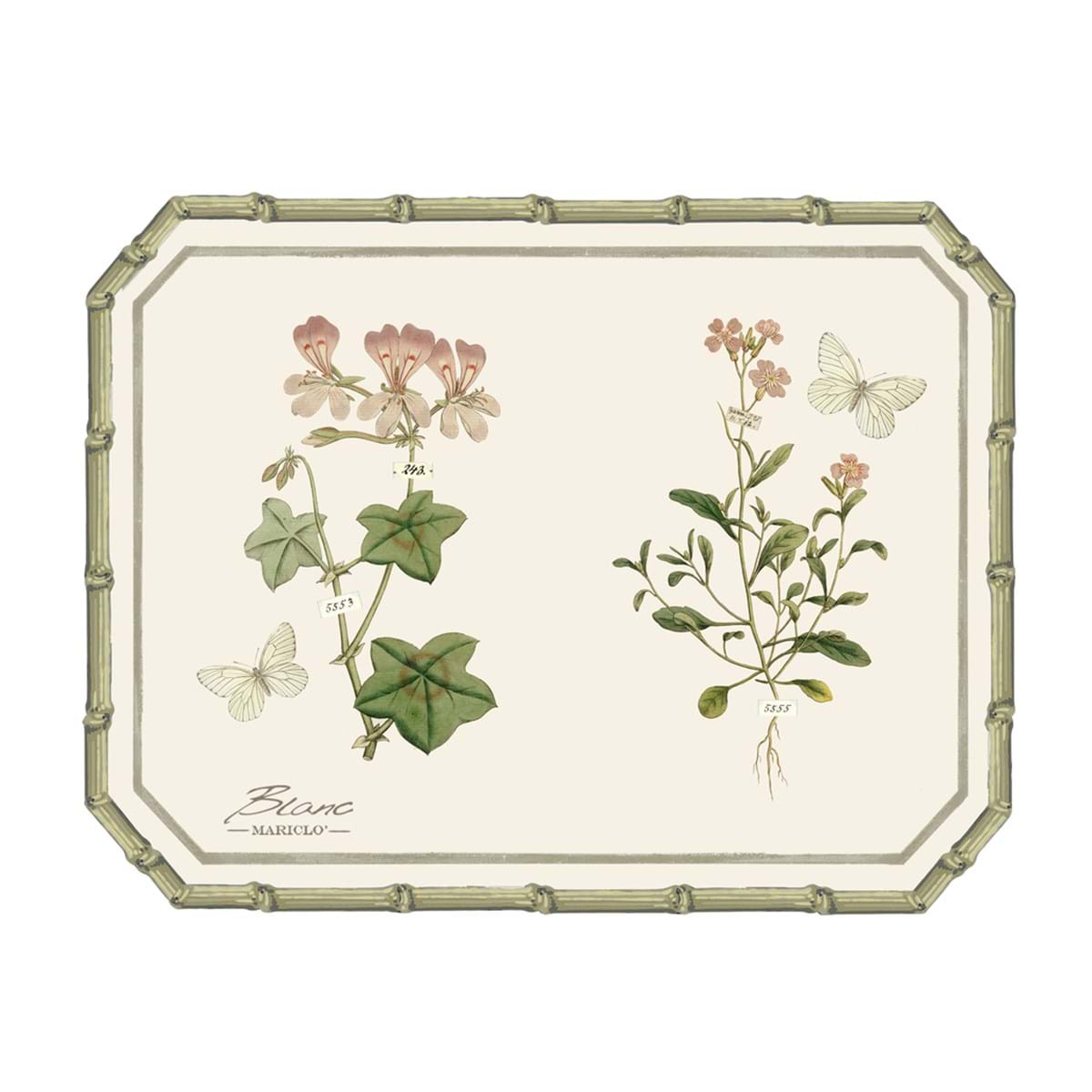 tovaglietta vinile, di Blanc mariclò, le botanique, shabby chic, provenzale, a Manfredonia Foggia